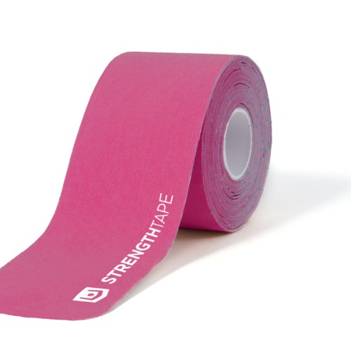 Roscoe STRENGTHTAPEВ Kinesiology Tape 5m Precut Roll, Pink - Price per Each