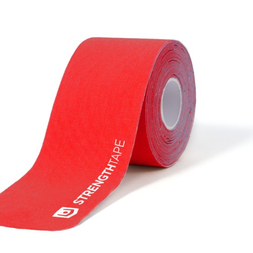 Roscoe STRENGTHTAPEВ Kinesiology Tape 5m Precut Roll, Red - Price per Each