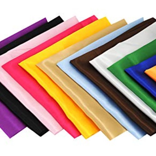 Rose Flavor Satin Fat Quarters Pre-Cut Quilting Assortments for Se...