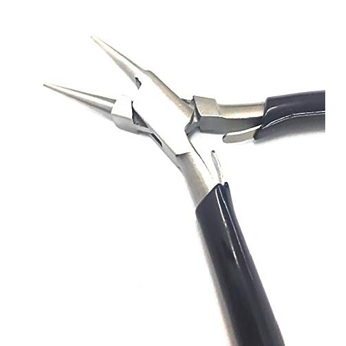 Slim Stainless Steel Fine Round Nose Pliers for Jewelry