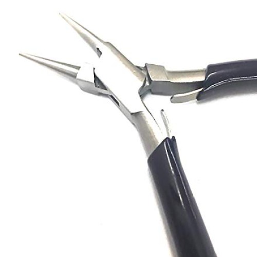 Slim Stainless Steel Fine Round Nose Pliers for Jewelry