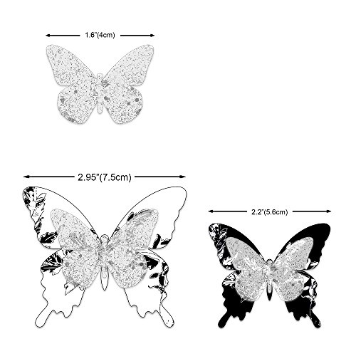 Roser Life Craft Butterflies⎮Decorative Artificial Butterfly Clips...