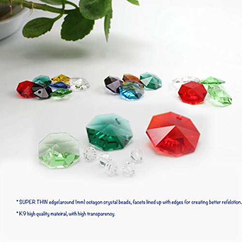 Rosleanny Crystal Garden Suncatcher Hanging Crystals Ornament for ...