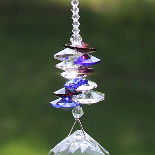 Rosleanny Crystal Garden Suncatcher Hanging Crystals Ornament for ...