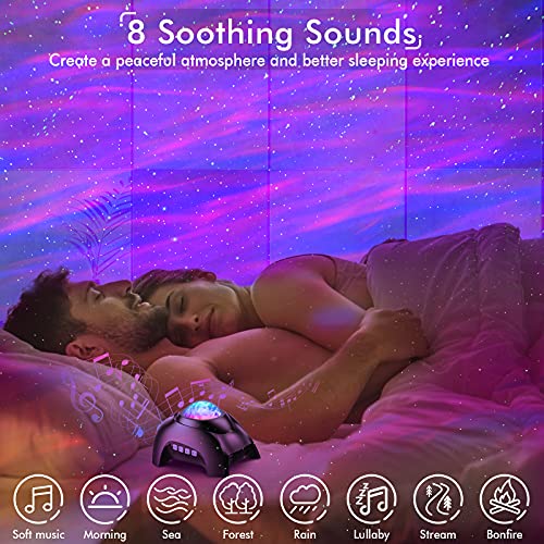 Rossetta Star Projector, Galaxy Projector for Bedroom, Bluetooth S...