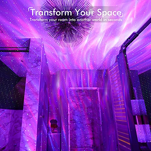 Rossetta Star Projector, Galaxy Projector for Bedroom, Bluetooth S...