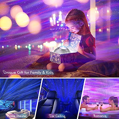 Rossetta Star Projector, Galaxy Projector for Bedroom, Bluetooth S...