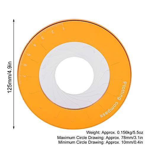 Round Circle Template Ruler, Adjustable Good Corrosion Resistance ...