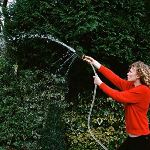 Rosy Earth Metal Garden Hose 50 ft - Stainless Steel Collapsible H...