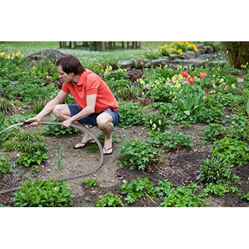 Rosy Earth Metal Garden Hose 50 ft - Stainless Steel Collapsible H...
