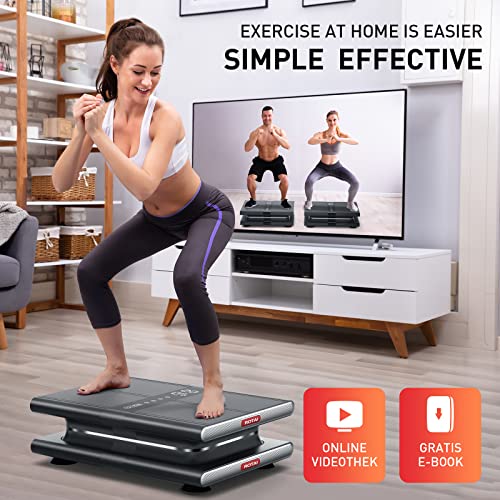ROTAI Vibration Plate, Vibrate Fitness Platform Home & Gym Exercis...