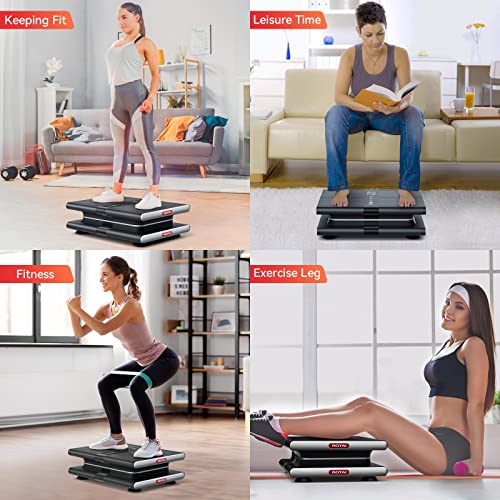 ROTAI Vibration Plate, Vibrate Fitness Platform Home & Gym Exercis...