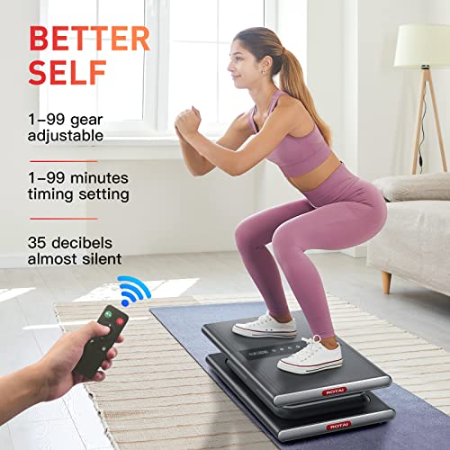 ROTAI Vibration Plate, Vibrate Fitness Platform Home & Gym Exercis...