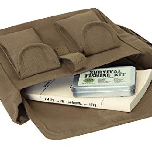 Rothco Canvas Ammo Shoulder Bag, Olive Drab