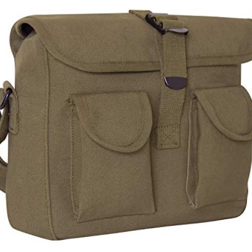 Rothco Canvas Ammo Shoulder Bag, Olive Drab