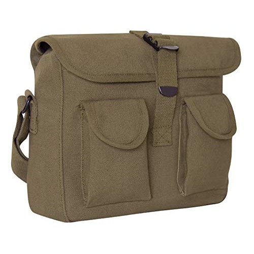 Rothco Canvas Ammo Shoulder Bag, Olive Drab
