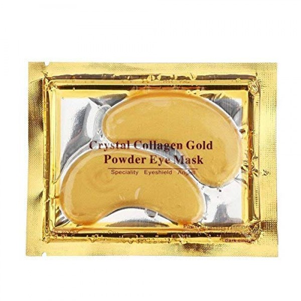 Rotus 30 Pairs Gold Eye Mask Power Crystal Gel Collagen Masks, Gre...
