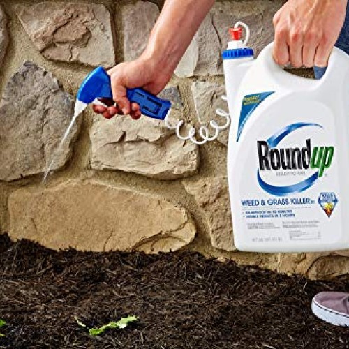 Roundup Ready-To-Use Weed & Grass Killer III Trigger Sprayer, 1 gal.