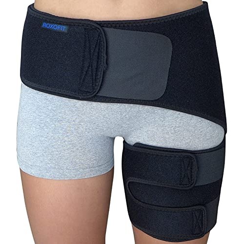 Hip Brace - Sciatica Pain Relief Brace - Thigh Hamstring Compressi...
