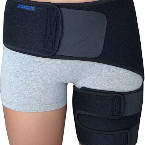Hip Brace - Sciatica Pain Relief Brace - Thigh Hamstring Compressi...