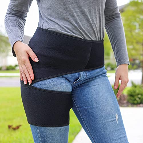 Hip Brace - Thigh Hamstring Sciatica Pain Relief Brace - Compressi...