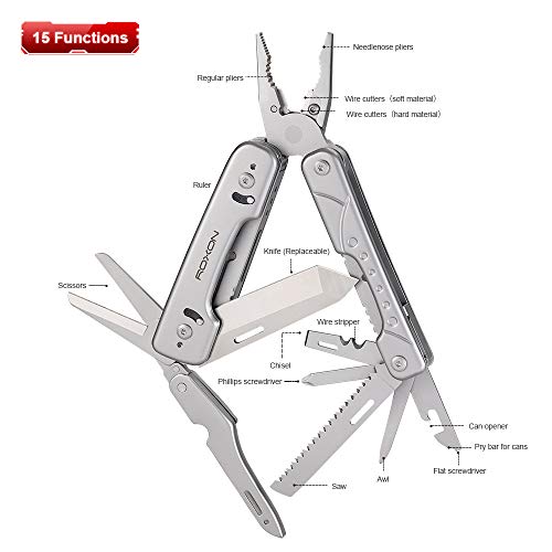 ROXON S802 Phantom Multi Tool Pliers and scissors with Replaceable...