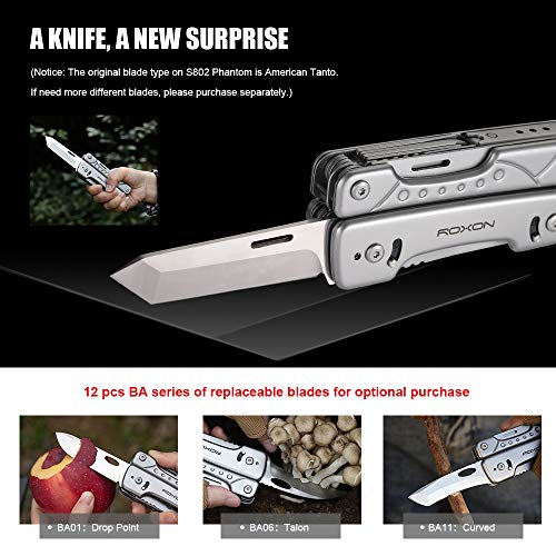 ROXON S802 Phantom Multi Tool Pliers and scissors with Replaceable...