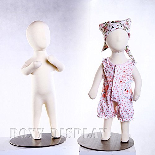 JF-CH03M Roxy Display Child Body Form 3 Month White Jersey Form ...