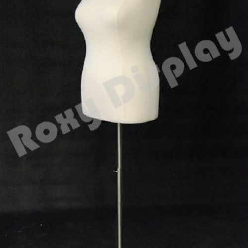 JF-F18/20W+BS-04 Roxy Display Female Body Form white with metal ...