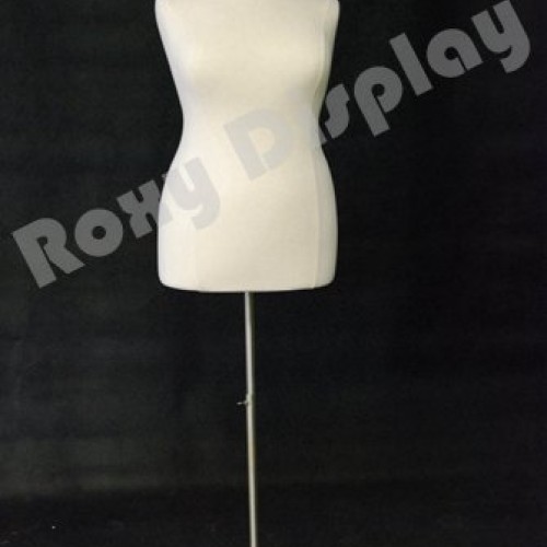 JF-F18/20W+BS-04 Roxy Display Female Body Form white with metal ...