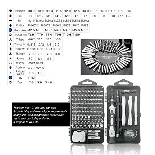 Royace Precision Screwdriver Set,119 in 1 Laptop Screwdriver Kit M...