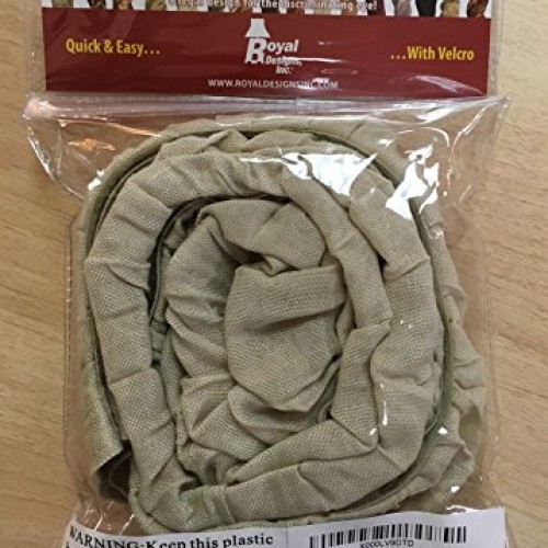 Royal Designs CC-1-LB Beige Cord & Chain Cover 4 Linen Fabric Tou...