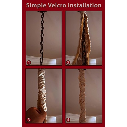 Royal Designs CC-1-LB Beige Cord & Chain Cover 4 Linen Fabric Tou...