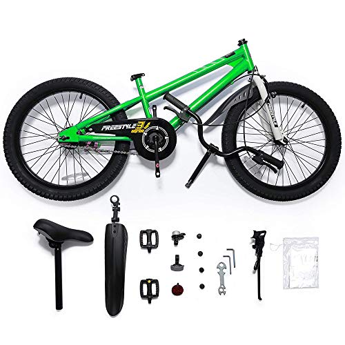 RoyalBaby Kids Bike Boys Girls Freestyle BMX Bicycle With Kickstan...