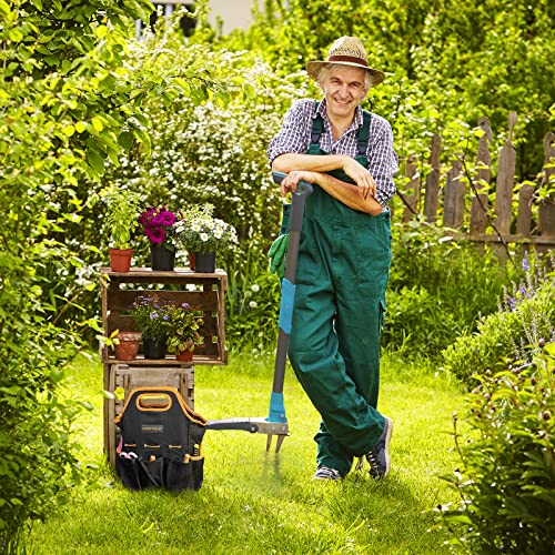 Royalgarden Weed Puller Tool with 2 Garden Tool Bags, 40in-Long St...