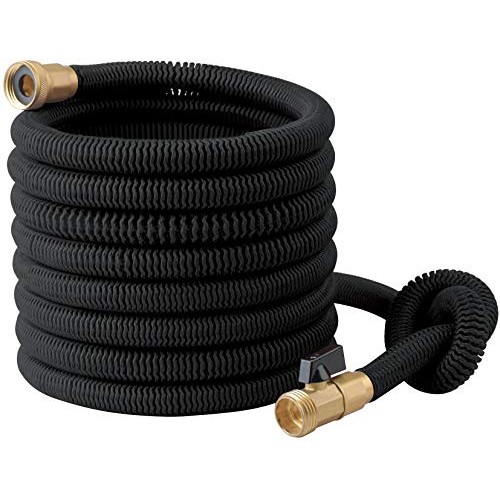 RoyalHouse 100 FT Black Expandable Garden Hose Water Hose with 9-F...