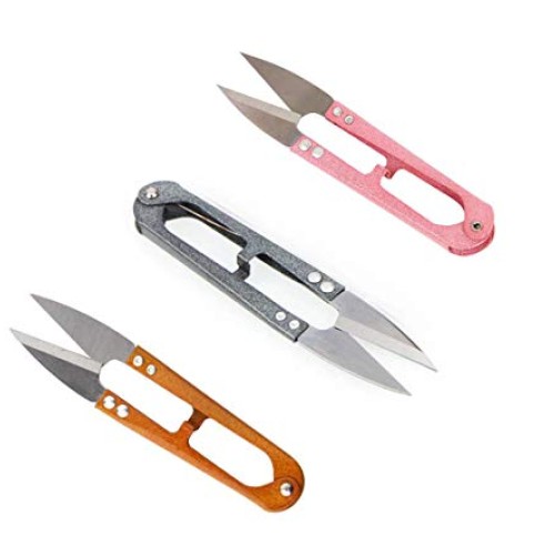 Royee 3 Pcs Thread Clippers Sewing Scissors 4.2 Inch Cutter Mini S...