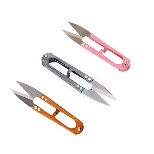 Royee 3 Pcs Thread Clippers Sewing Scissors 4.2 Inch Cutter Mini S...
