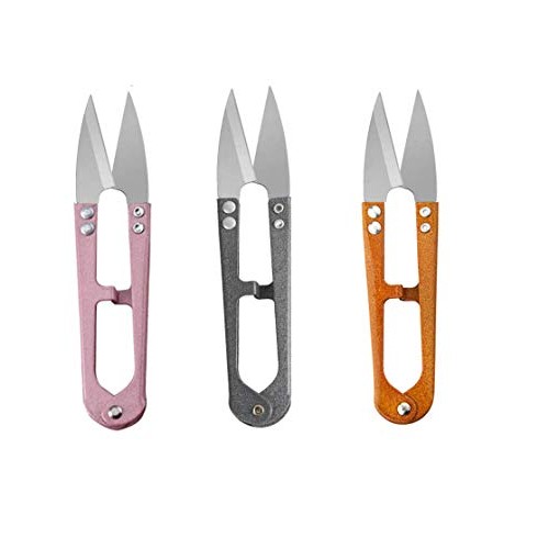 Royee 3 Pcs Thread Clippers Sewing Scissors 4.2 Inch Cutter Mini S...