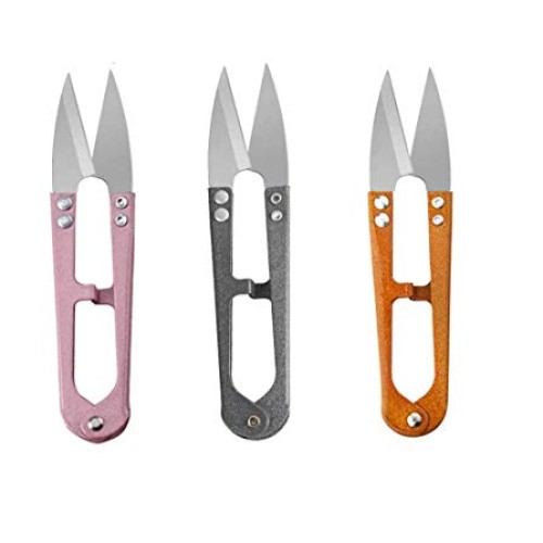 Royee 3 Pcs Thread Clippers Sewing Scissors 4.2 Inch Cutter Mini S...