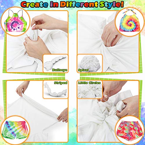 Tie Dye Kit, 32 Colors Shirt Dye Kit for Kids, Adults, User-Friend...