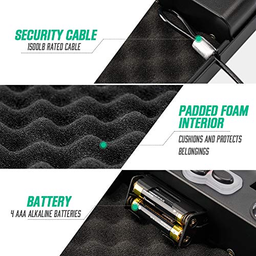 RPNB Safe,California DOJ Certified Safe, Smart Pistol Safe...