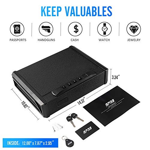 RPNB Safe, Quick-Access Firearm Safety Device with RFID Lock, ...