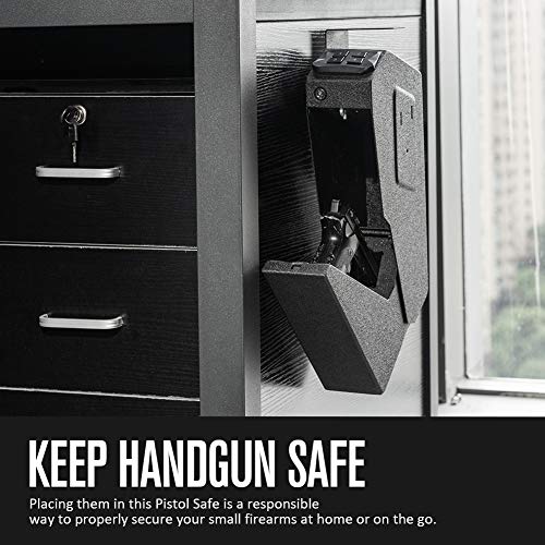 RPNB Mounted Firearm Safety Device with Auto Open Lid 4-Digit PIN ...