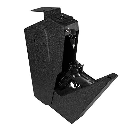 RPNB Mounted Firearm Safety Device with Auto Open Lid 4-Digit PIN ...