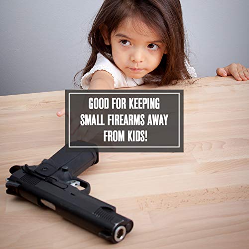 RPNB Mounted Firearm Safety Device with Auto Open Lid Biometric Fi...
