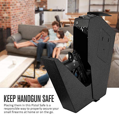 RPNB Mounted Firearm Safety Device with Auto Open Lid Biometric Fi...