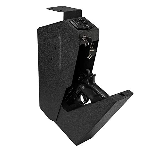 RPNB Mounted Firearm Safety Device with Auto Open Lid Biometric Fi...