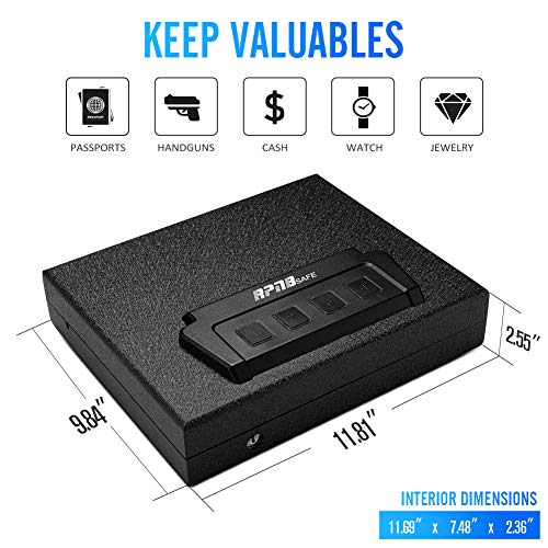 RPNB Portable Security Safe, Quick-Access Dual Firearm Safety Devi...