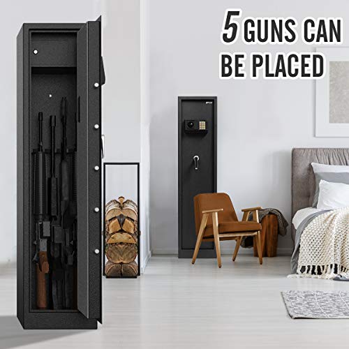 RPNB Rifle Safe,Electronic Security Cabinet,Quick Access 5-...